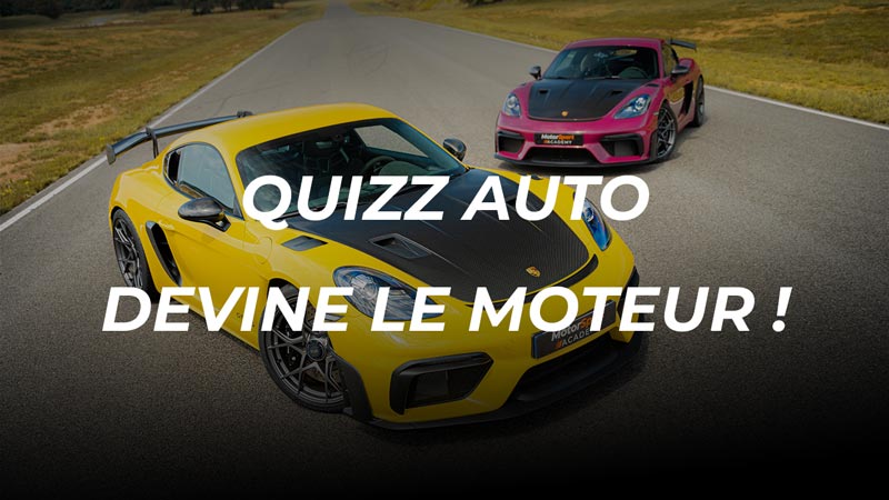 Quizz auto : devine le moteur
